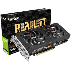 Видеокарта Palit GeForce GTX 1660 SUPER GamingPro OC 6144MB (NE6166SS18J9-1160A-1) (Восстановлено продавцом, 724870)