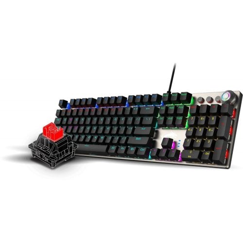 Купить Уценка клавиатура MSI FORGE GK310 Mechanical Red Switches Black (Повреждена упаковка, 724921) - цена в Харькове, Киеве, Днепре, Одессе
в интернет-магазине Telemart фото