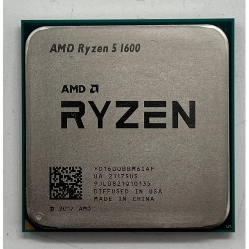 Процесор AMD Ryzen 5 1600 3.2(3.6)GHz sAM4 Tray (YD1600BBM6IAF) (Відновлено продавцем, 725057) купити з перевіркою сумісності: огляд, характеристики, ціна у Києві, Львові, Вінниці, Хмельницькому, Івано-Франківську, Україні | інтернет-магазин TELEMART.UA фото