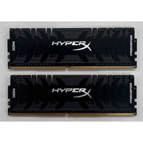 Купить Озу HyperX DDR4 16GB (2x8GB) 3333Mhz Predator (HX433C16PB3K2/16) (Восстановлено продавцом, 725058) с проверкой совместимости: обзор, характеристики, цена в Киеве, Днепре, Одессе, Харькове, Украине | интернет-магазин TELEMART.UA фото