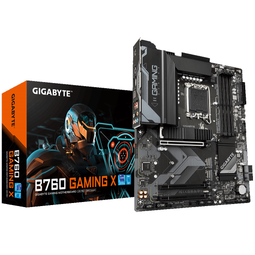 Материнська плата Gigabyte B760 GAMING X (s1700, Intel B760) (Стан нового, 725301) купити з перевіркою сумісності: огляд, характеристики, ціна у Києві, Львові, Вінниці, Хмельницькому, Івано-Франківську, Україні | інтернет-магазин TELEMART.UA фото