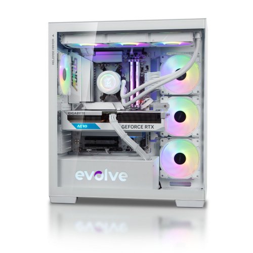 Купить Игровой ПК EVOLVE GamePart Gold 7H+ (EVGP-G7HR780X3DN407TS-D532S1TWH) White - цена в Харькове, Киеве, Днепре, Одессе
в интернет-магазине Telemart фото