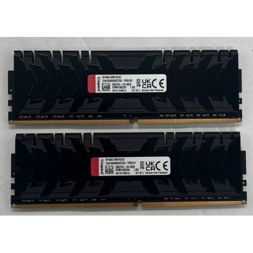 Купить Озу Kingston DDR4 32GB (2x16GB) 4000Mhz FURY Renegade Black (KF440C19RB1K2/32) (Восстановлено продавцом, 725377) с проверкой совместимости: обзор, характеристики, цена в Киеве, Днепре, Одессе, Харькове, Украине | интернет-магазин TELEMART.UA фото