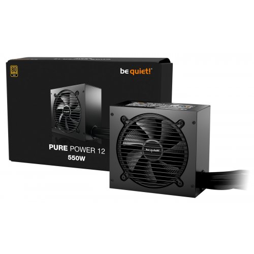 Блок живлення Be Quiet! Pure Power 12 550W (BP001U2) купити з перевіркою сумісності: огляд, характеристики, ціна у Києві, Львові, Вінниці, Хмельницькому, Івано-Франківську, Україні | інтернет-магазин TELEMART.UA фото