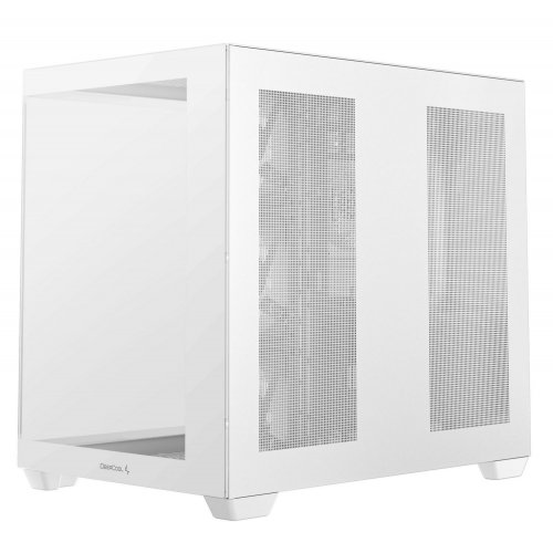 Корпус Deepcool CG530 4F Tempered Glass без БЖ (R-CG530-WHADA4-G-1) White купити з перевіркою сумісності: огляд, характеристики, ціна у Києві, Львові, Вінниці, Хмельницькому, Івано-Франківську, Україні | інтернет-магазин TELEMART.UA фото