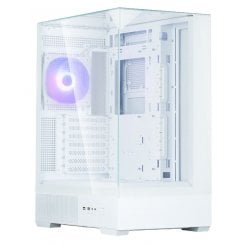 Корпус Zalman P40 Prism Tempered Glass без БЖ White