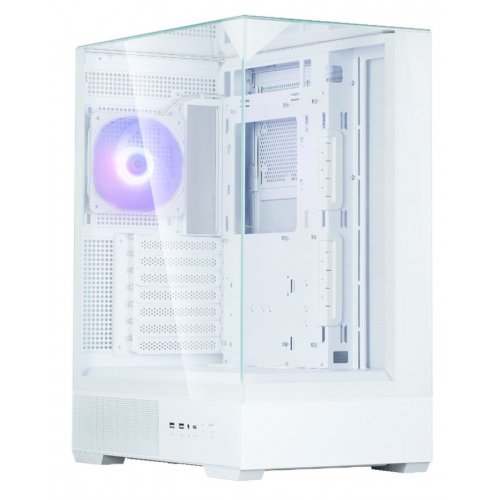 Корпус Zalman P40 Prism Tempered Glass без БЖ White купити з перевіркою сумісності: огляд, характеристики, ціна у Києві, Львові, Вінниці, Хмельницькому, Івано-Франківську, Україні | інтернет-магазин TELEMART.UA фото