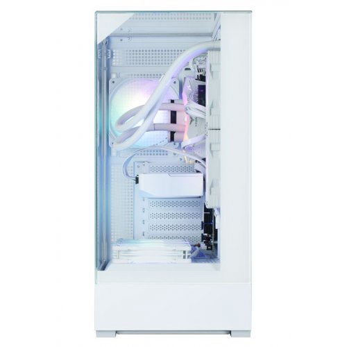 Корпус Zalman P40 Prism Tempered Glass без БЖ White купити з перевіркою сумісності: огляд, характеристики, ціна у Києві, Львові, Вінниці, Хмельницькому, Івано-Франківську, Україні | інтернет-магазин TELEMART.UA фото