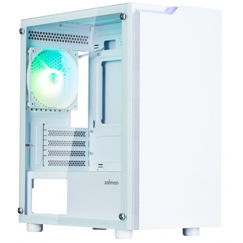 Корпус Zalman T4 Plus Tempered Glass без БЖ White купити з перевіркою сумісності: огляд, характеристики, ціна у Києві, Львові, Вінниці, Хмельницькому, Івано-Франківську, Україні | інтернет-магазин TELEMART.UA фото