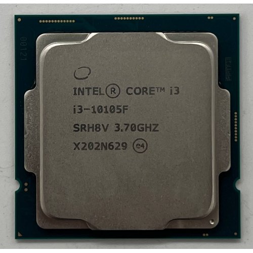 Купить Процессор Intel Core i3-10105F 3.7(4.4)GHz 6MB s1200 Tray (CM8070104291323) (Восстановлено продавцом, 725771) с проверкой совместимости: обзор, характеристики, цена в Киеве, Днепре, Одессе, Харькове, Украине | интернет-магазин TELEMART.UA фото