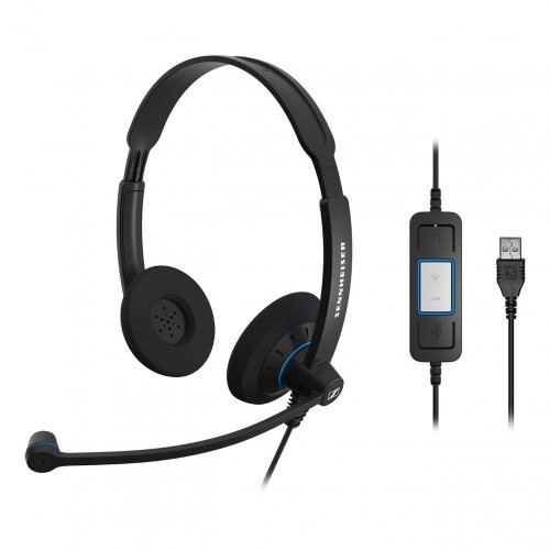 Фото Наушники Sennheiser SC 60 USB CTRL (504549) Black
