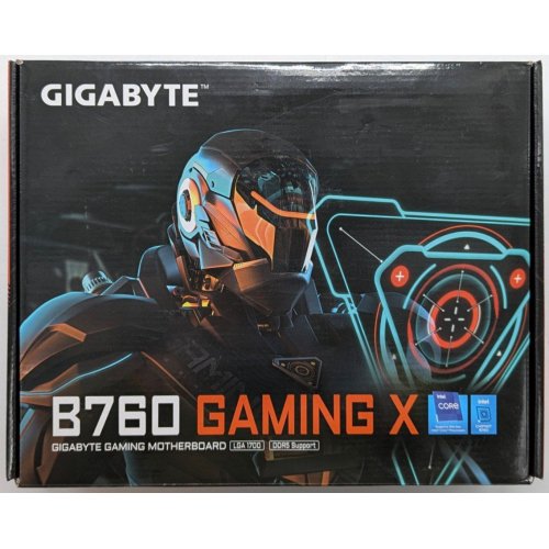 Купить Материнская плата Gigabyte B760 GAMING X (s1700, Intel B760) (Восстановлено продавцом, 726412) с проверкой совместимости: обзор, характеристики, цена в Киеве, Днепре, Одессе, Харькове, Украине | интернет-магазин TELEMART.UA фото