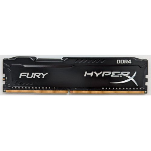 Купить Озу HyperX DDR4 8GB 3200Mhz Fury Black (HX432C18FB2/8) (Восстановлено продавцом, 726456) с проверкой совместимости: обзор, характеристики, цена в Киеве, Днепре, Одессе, Харькове, Украине | интернет-магазин TELEMART.UA фото