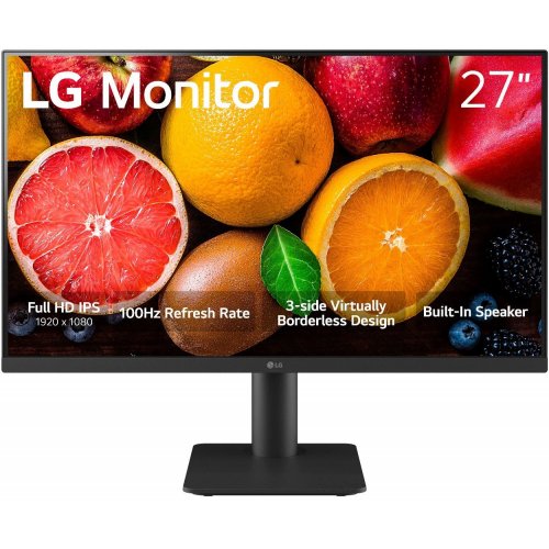 Купити Монітор LG 27" 27MS550-B Black - ціна в Києві, Львові, Вінниці, Хмельницькому, Франківську, Україні | інтернет-магазин TELEMART.UA фото