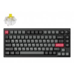 Клавиатура Lemokey P1 Pro 84 Key RGB Hot-Swap Keychron Super Banana (P1P-M4-UA) Carbon Black