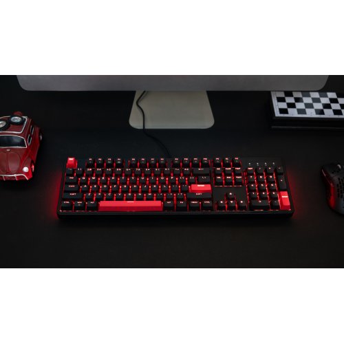 Купить Клавиатура Lemokey X3 87 Key RGB Hot-Swap Keychron Brown (X3-H3-UA) Black - цена в Харькове, Киеве, Днепре, Одессе
в интернет-магазине Telemart фото