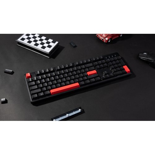 Купить Клавиатура Lemokey X3 87 Key RGB Hot-Swap Keychron Brown (X3-H3-UA) Black - цена в Харькове, Киеве, Днепре, Одессе
в интернет-магазине Telemart фото