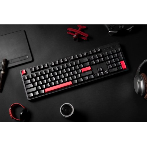 Купить Клавиатура Lemokey X3 87 Key RGB Hot-Swap Keychron Red (X3-H1-UA) Black - цена в Харькове, Киеве, Днепре, Одессе
в интернет-магазине Telemart фото