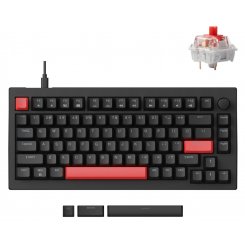 Клавіатура Lemokey X4 84 Key Red Led Keychron Red (X4-A1-UA) Black