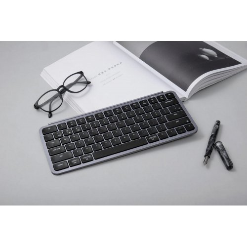 Купити Клавіатура Keychron B1 Pro Ultra-Slim (B1P-K1-UA) Space Gray - ціна в Києві, Львові, Вінниці, Хмельницькому, Франківську, Україні | інтернет-магазин TELEMART.UA фото