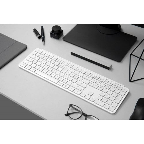 Купити Клавіатура Keychron B6 Pro Ultra-Slim (B6P-K8-UA) Ivory White - ціна в Києві, Львові, Вінниці, Хмельницькому, Франківську, Україні | інтернет-магазин TELEMART.UA фото