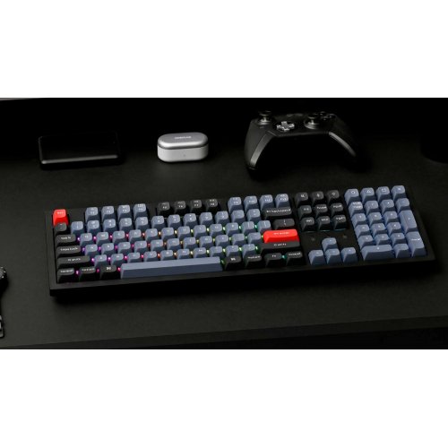 Купити Клавіатура Keychron K10 Pro 100 Key RGB K Pro Banana (K10P-B4-UA) Black - ціна в Києві, Львові, Вінниці, Хмельницькому, Франківську, Україні | інтернет-магазин TELEMART.UA фото