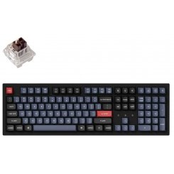 Клавіатура Keychron K10 Pro 100 Key RGB Hot-Swap K Pro Brown (K10P-H3-UA) Black