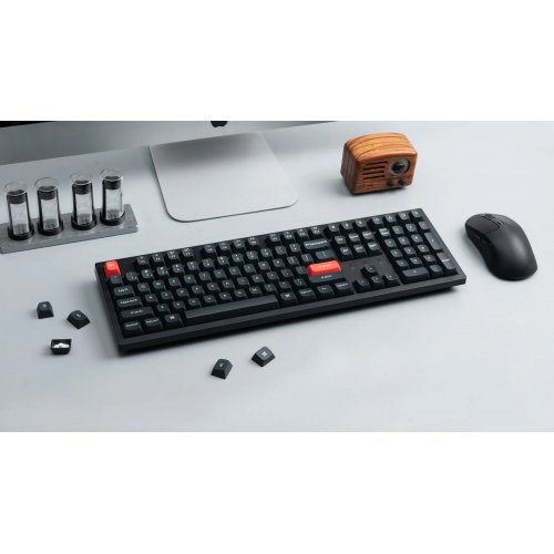 Купити Клавіатура Keychron K10 Pro 100 Key RGB K Pro Brown (K10P-B3-UA) Black - ціна в Києві, Львові, Вінниці, Хмельницькому, Франківську, Україні | інтернет-магазин TELEMART.UA фото