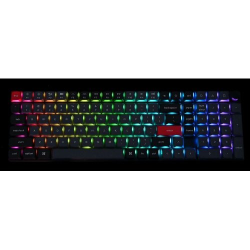 Купити Клавіатура Keychron K17 Pro 100 Key RGB Hot-swap Gateron MX 2.0 Blue (K17P-H2-UA) Black - ціна в Києві, Львові, Вінниці, Хмельницькому, Франківську, Україні | інтернет-магазин TELEMART.UA фото