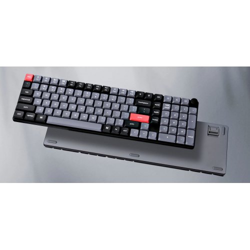 Купити Клавіатура Keychron K17 Pro 100 Key RGB Hot-swap Gateron MX 2.0 Blue (K17P-H2-UA) Black - ціна в Києві, Львові, Вінниці, Хмельницькому, Франківську, Україні | інтернет-магазин TELEMART.UA фото