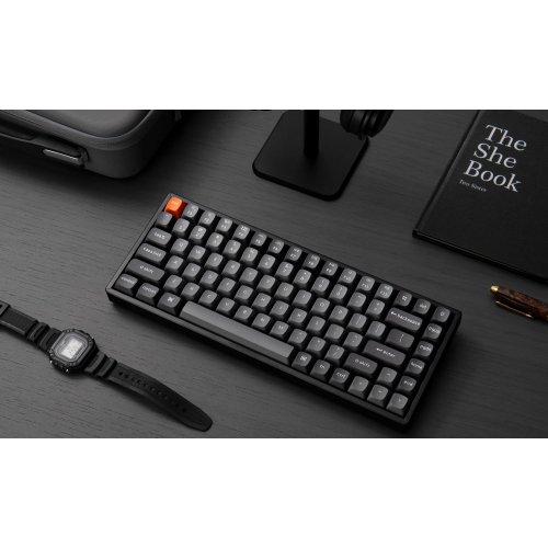 Купити Клавіатура Keychron K2 Max 84 Key RGB Keychron Super Banana (K2M-C4-UA) Black - ціна в Києві, Львові, Вінниці, Хмельницькому, Франківську, Україні | інтернет-магазин TELEMART.UA фото