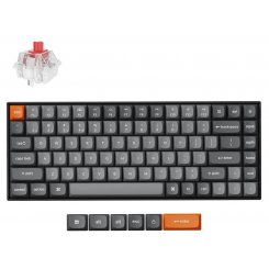 Клавіатура Keychron K2 Max 84 Key White Led Keychron Super Red (K2M-A1-UA) Black