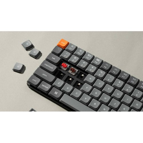 Купити Клавіатура Keychron K3 Max 84 Key RGB Hot-swap Gateron MX 2.0 Blue (K3M-H2-UA) Black - ціна в Києві, Львові, Вінниці, Хмельницькому, Франківську, Україні | інтернет-магазин TELEMART.UA фото