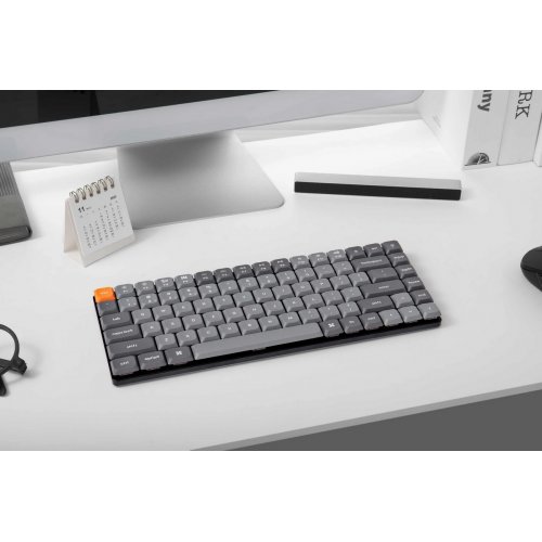 Купити Клавіатура Keychron K3 Max 84 Key RGB Gateron MX 2.0 Brown (K3M-B3-UA) Black - ціна в Києві, Львові, Вінниці, Хмельницькому, Франківську, Україні | інтернет-магазин TELEMART.UA фото