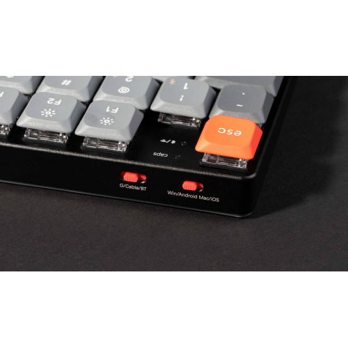 Купить Клавиатура Keychron K5 Max 104 Key RGB Hot-Swap Gateron MX 2.0 Brown (K5M-H3-UA) Black - цена в Харькове, Киеве, Днепре, Одессе
в интернет-магазине Telemart фото