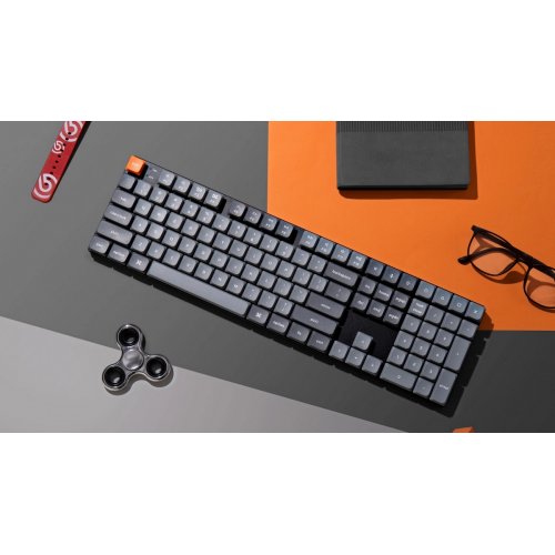 Купити Клавіатура Keychron K5 Max 104 Key RGB Gateron MX 2.0 Brown (K5M-B3-UA) Black - ціна в Києві, Львові, Вінниці, Хмельницькому, Франківську, Україні | інтернет-магазин TELEMART.UA фото