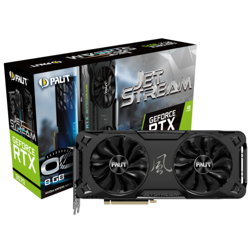 Купить Видеокарта Palit GeForce RTX 3070 JetStream OC 8192MB (NE63070T19P2-1040J) (Восстановлено продавцом, 726825) с проверкой совместимости: обзор, характеристики, цена в Киеве, Днепре, Одессе, Харькове, Украине | интернет-магазин TELEMART.UA фото