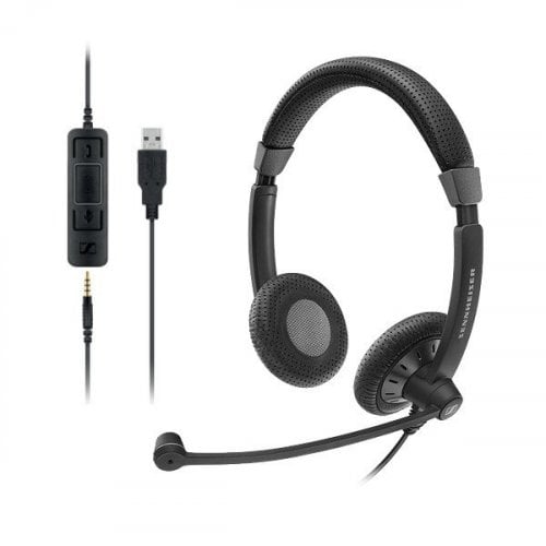 Наушники Sennheiser SC 70 USB MS (506502) Black купить в Украине | Telemart фото