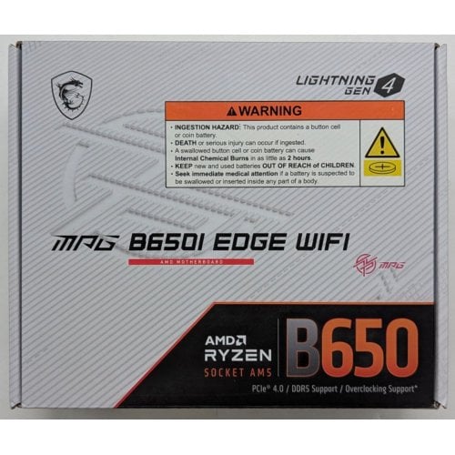 Купить Материнская плата MSI MPG B650I EDGE WIFI (sAM5, AMD B650) (Восстановлено продавцом, 727082) с проверкой совместимости: обзор, характеристики, цена в Киеве, Днепре, Одессе, Харькове, Украине | интернет-магазин TELEMART.UA фото