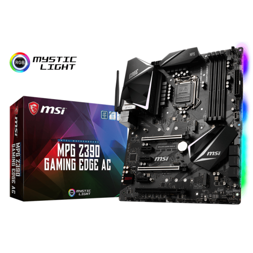 Купить Материнская плата MSI MPG Z390 GAMING EDGE AC (s1151-v2, Intel Z390) (Восстановлено продавцом, 727098) с проверкой совместимости: обзор, характеристики, цена в Киеве, Днепре, Одессе, Харькове, Украине | интернет-магазин TELEMART.UA фото