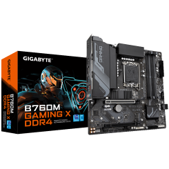 Уцінка материнська плата Gigabyte B760M GAMING X DDR4 (s1700, Intel B760) (Сліди встановлення, 727257)