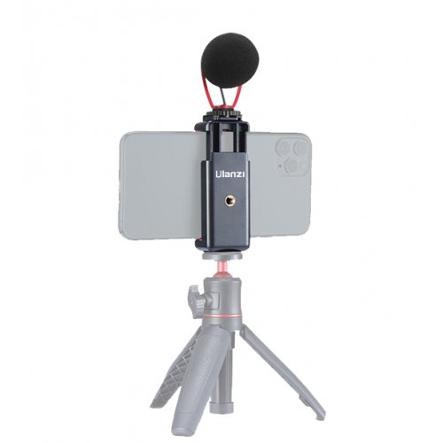 Купить Держатель для телефона Ulanzi ST-07 Straight Type Cold Shoe Phone Holder Holder (ST-07 1764) Black - цена в Харькове, Киеве, Днепре, Одессе
в интернет-магазине Telemart фото