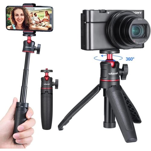 Штатив Ulanzi MT-08 Mini Portable and Adjustable Desktop Tripod (MT-08 1601) Black купить в Украине | Telemart фото
