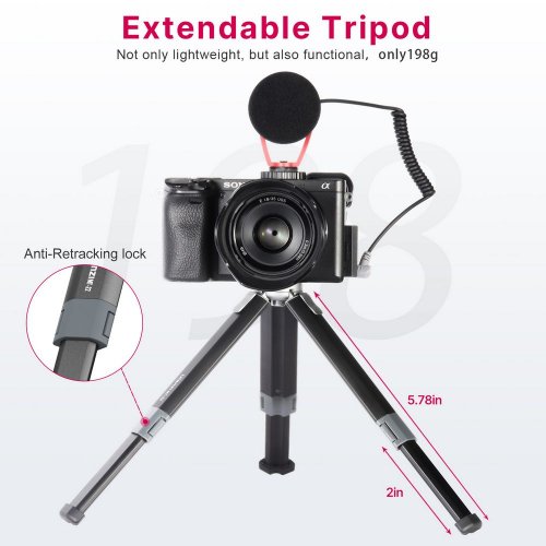 Купити Штатив Ulanzi MT-22 Metal Mini Tripod (MT-22 2315) Black - ціна в Києві, Львові, Вінниці, Хмельницькому, Франківську, Україні | інтернет-магазин TELEMART.UA фото