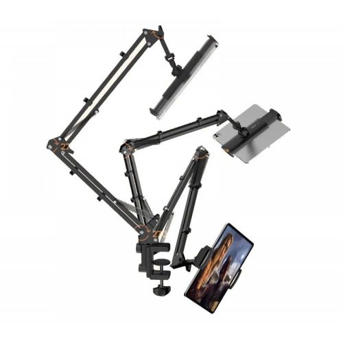 Купить Штатив Ulanzi T2 Desk Stand for Microphone/Phone/Tablet (T2 3033) Black - цена в Харькове, Киеве, Днепре, Одессе
в интернет-магазине Telemart фото