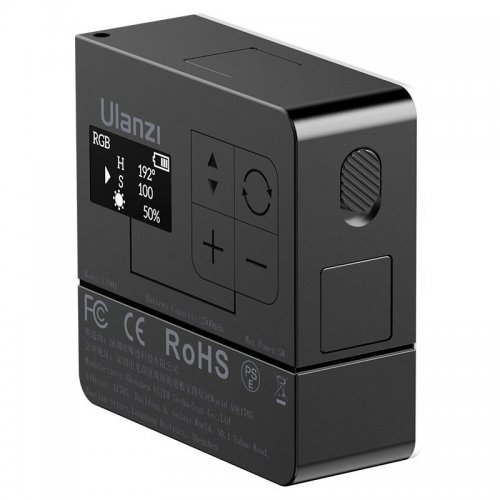 Купити Накамерне світло Ulanzi VL49 Pro Rechargeable Mini RGB Light (VL49 RGB PRO B01001) Black - ціна в Києві, Львові, Вінниці, Хмельницькому, Франківську, Україні | інтернет-магазин TELEMART.UA фото