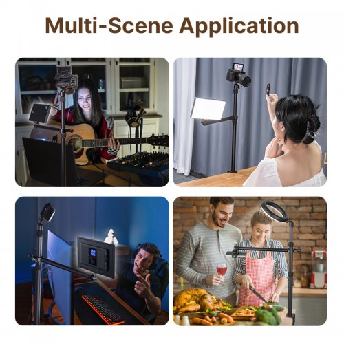Штатив Ulanzi VIJIM LS02 Desktop Extendable Light Stand (LS02 2487) Black купить в Украине | Telemart фото