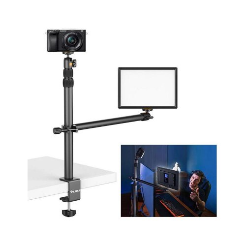 Купити Штатив Ulanzi VIJIM LS02 Desktop Extendable Light Stand (LS02 2487) Black - ціна в Києві, Львові, Вінниці, Хмельницькому, Франківську, Україні | інтернет-магазин TELEMART.UA фото