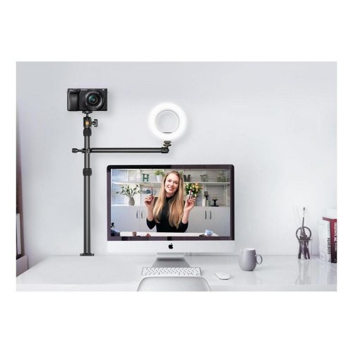 Купити Штатив Ulanzi VIJIM LS02 Desktop Extendable Light Stand (LS02 2487) Black - ціна в Києві, Львові, Вінниці, Хмельницькому, Франківську, Україні | інтернет-магазин TELEMART.UA фото