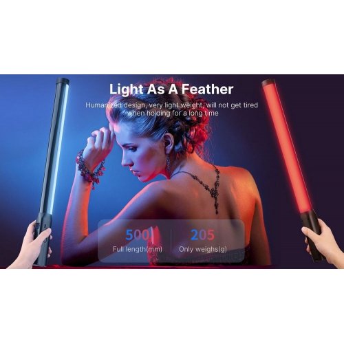 Купить Видеосвет Ulanzi VL119 RGB Tube Light Handheld LED Video Light Wand (VL119 RGB 2907) Black - цена в Харькове, Киеве, Днепре, Одессе
в интернет-магазине Telemart фото